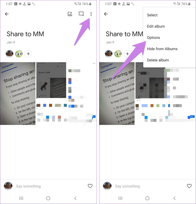 chuyển hình ảnh google photos