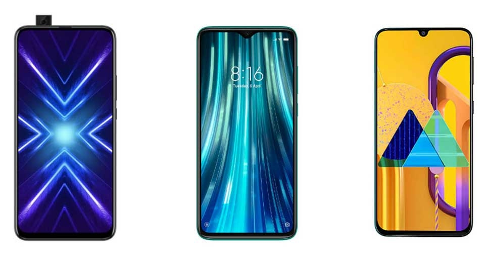 Honor 9X vs Redmi Note 8 Pro vs Samsung Galaxy M30s
