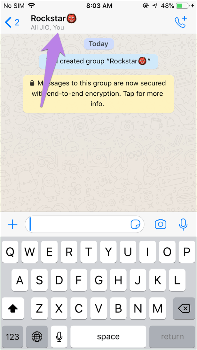 tạo nhóm chat whatsapp