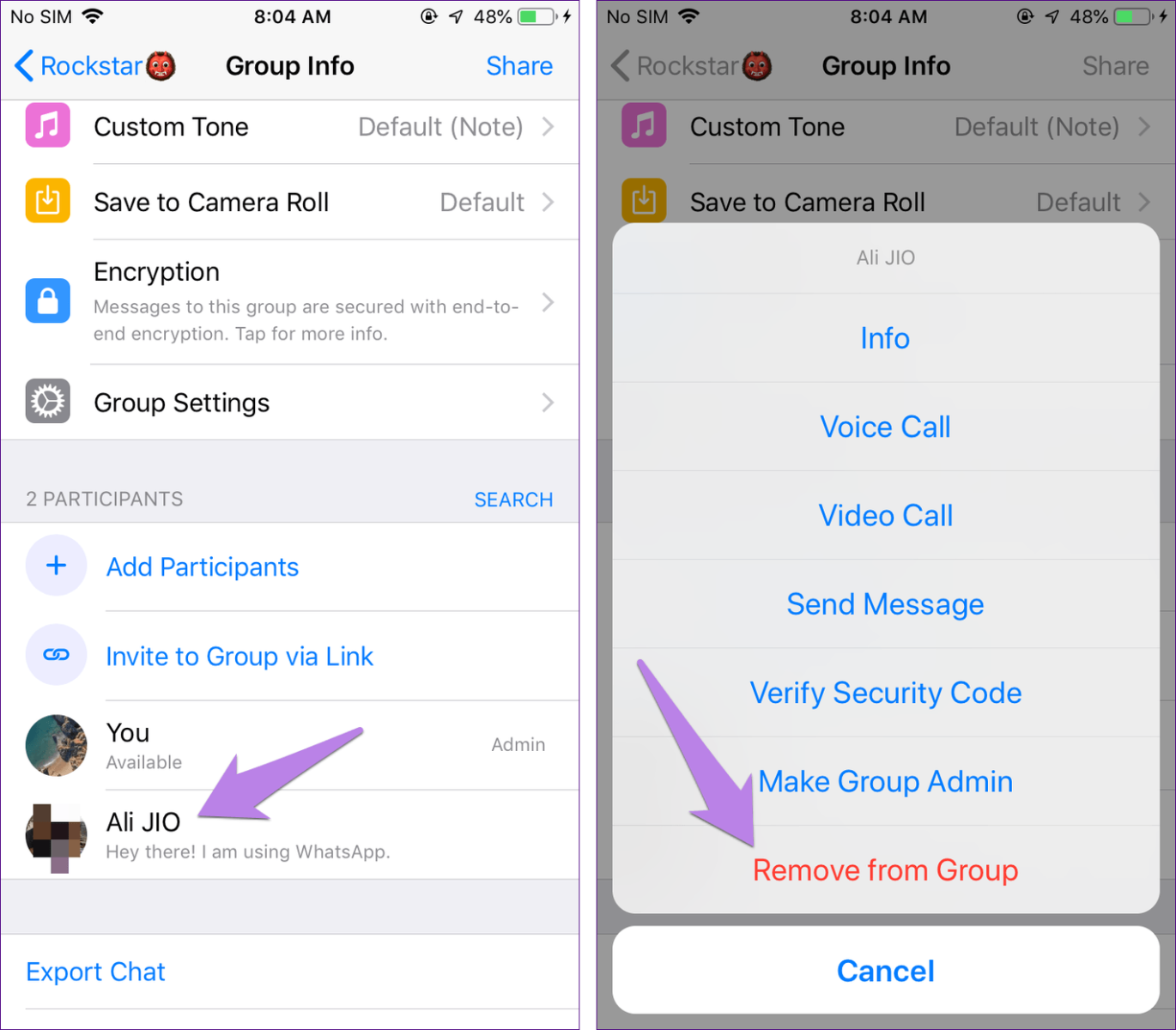 tạo nhóm chat whatsapp