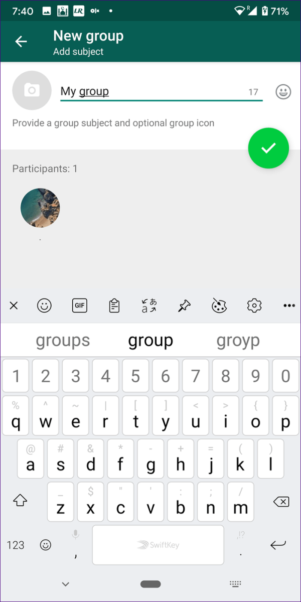 tạo nhóm chat whatsapp