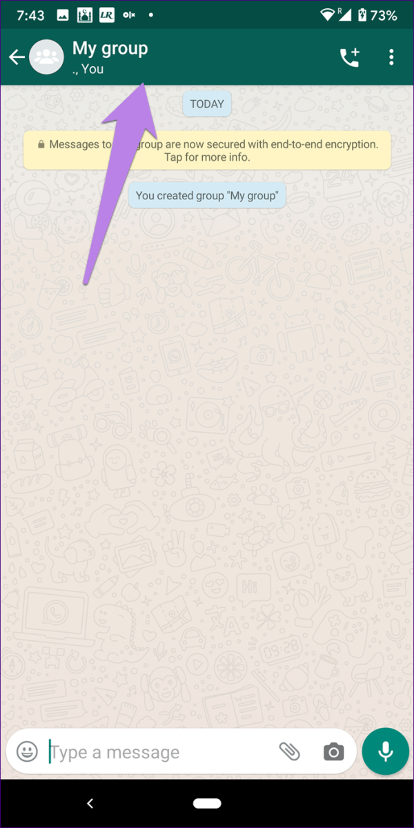tạo nhóm chat whatsapp