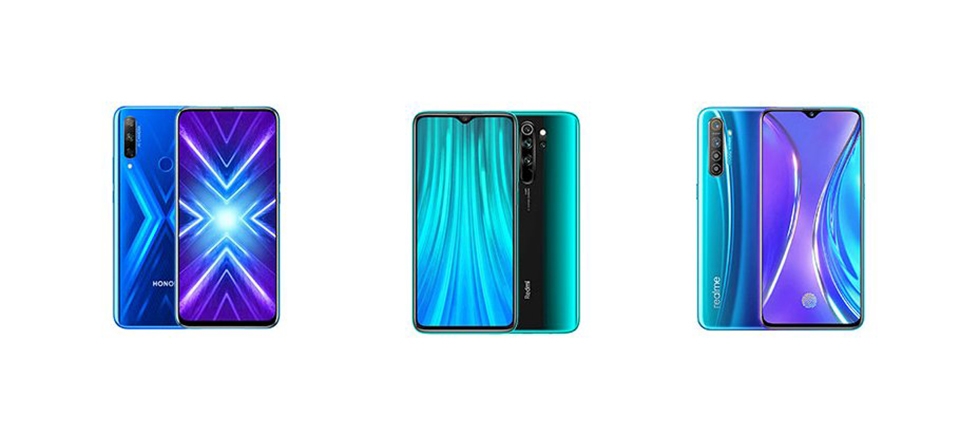 So sánh Honor 9X với Redmi Note 8 Pro và Realme X2 So sánh Honor 9X với Redmi Note 8 Pro và Realme X2