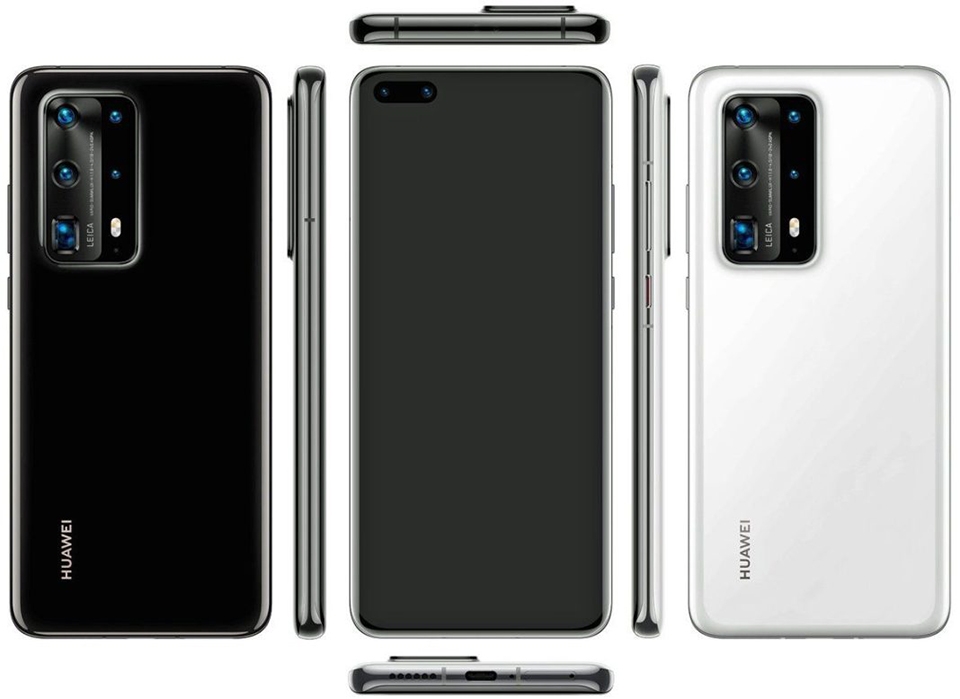 Ảnh render Huawei P40 Pro PE