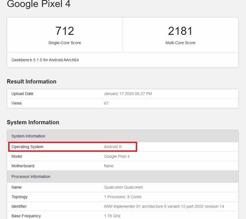 Google đang nghiên cứu và phát triển hệ điều hành Android R