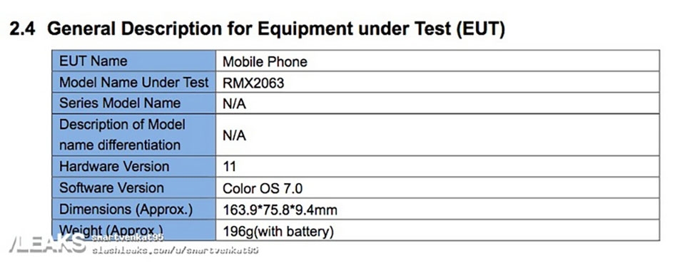 Realme RMX2063 (ảnh 1) Realme RMX2063 (ảnh 1)