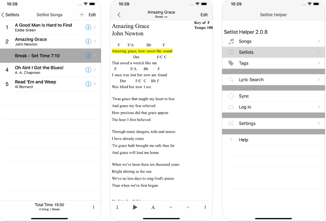 Setlist Helper