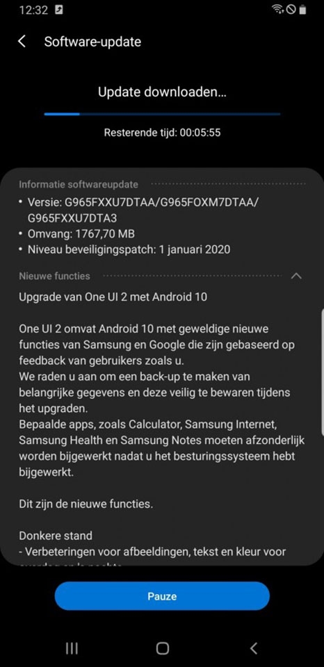 Samsung phát hành Android 10 cho Galaxy S9 và S9+ Samsung phát hành Android 10 cho Galaxy S9 và S9+