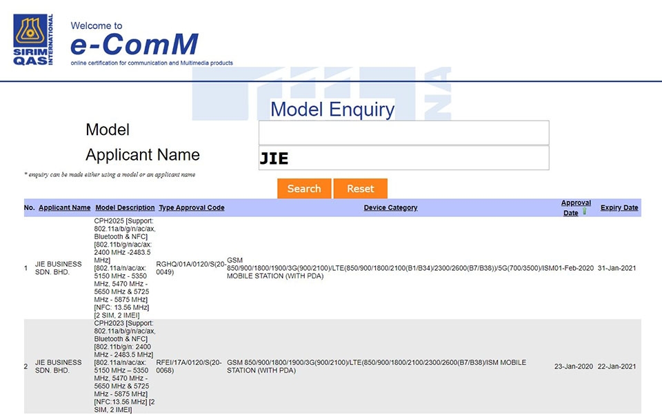 OPPO Find X2 và Find X2 Pro đạt chứng nhận tại Malaysia (ảnh 1)