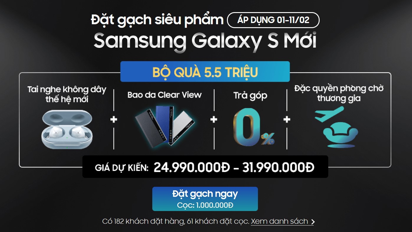 Đặt hàng Galaxy S20 01