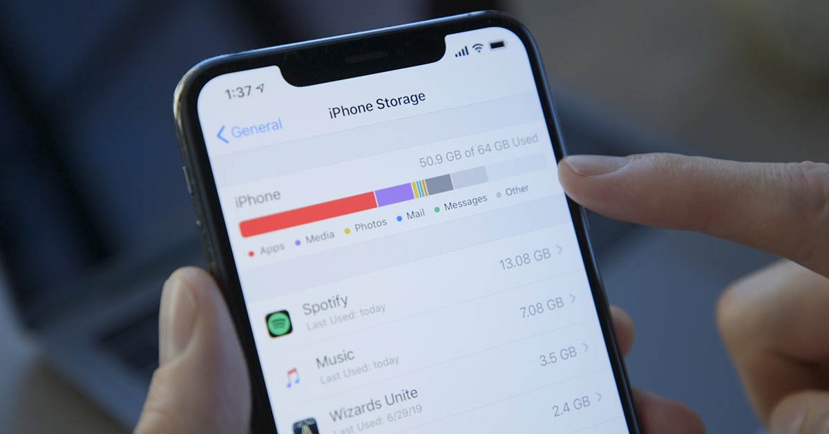 cách xóa dung lượng khác trên iphone 1