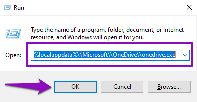 sửa lỗi kết nối của onedrive