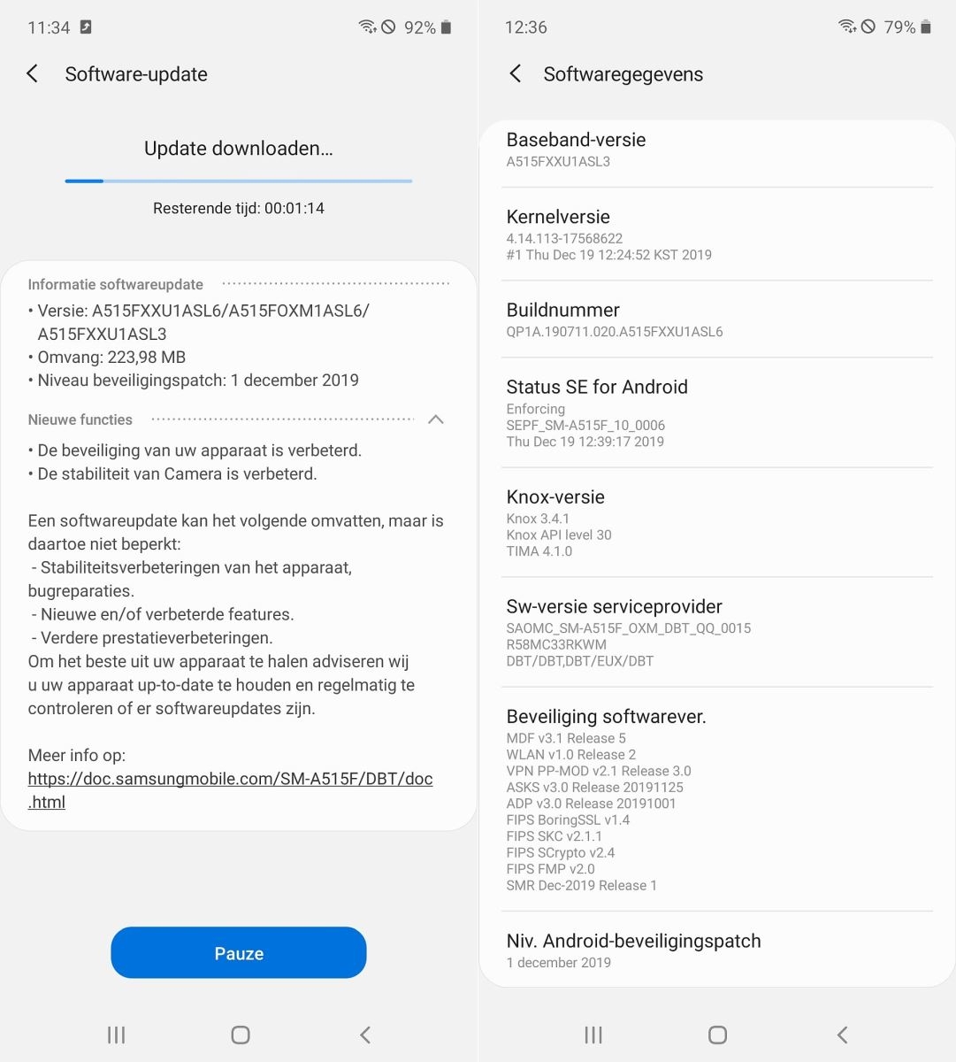 Samsung phát hành bản update cải thiện camera cho Galaxy A51