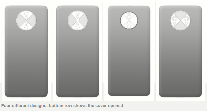 Bằng sáng chế thiết kế của OnePlus cho thấy các camera ẩn có nắp xoay