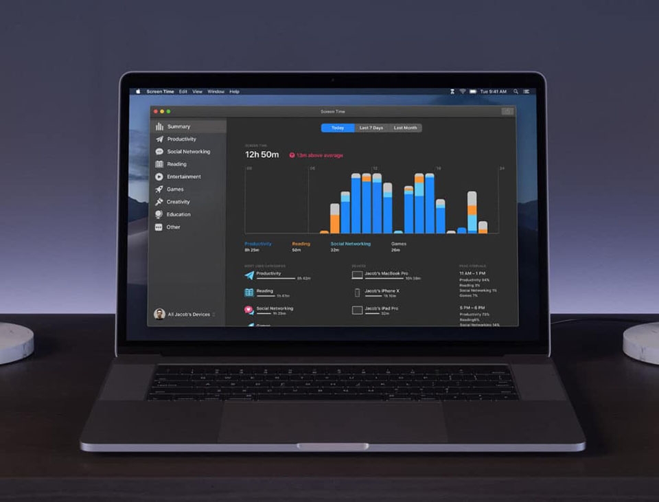 macOS Catalina 10.15.4 beta đi kèm với tính năng giới hạn giao tiếp trong Screen Times