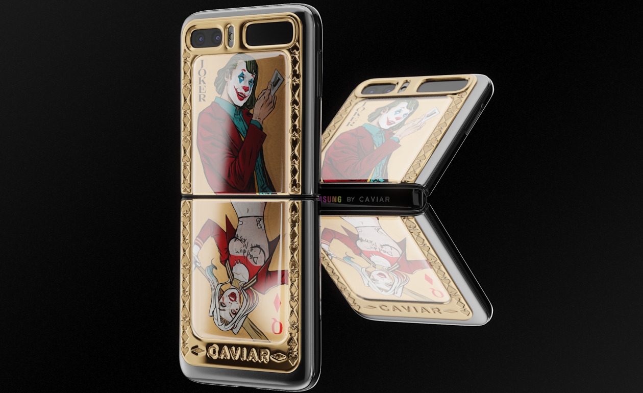 Caviar đã cho đặt sẵn  Galaxy Z Flip phiên bản Jorker/Harley