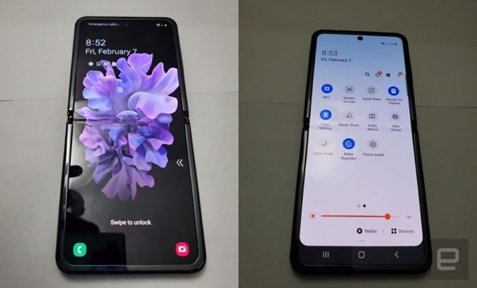Ảnh thực tế Galaxy Z Flip (ảnh 1) Ảnh thực tế Galaxy Z Flip (ảnh 1)