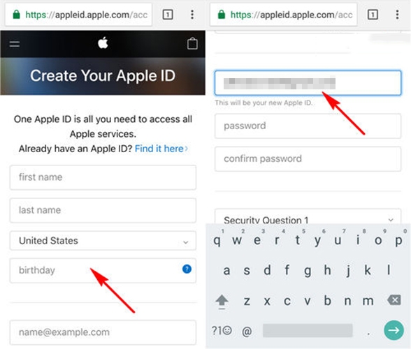 Hướng dẫn tạo tài khoản iCloud trên Android 2