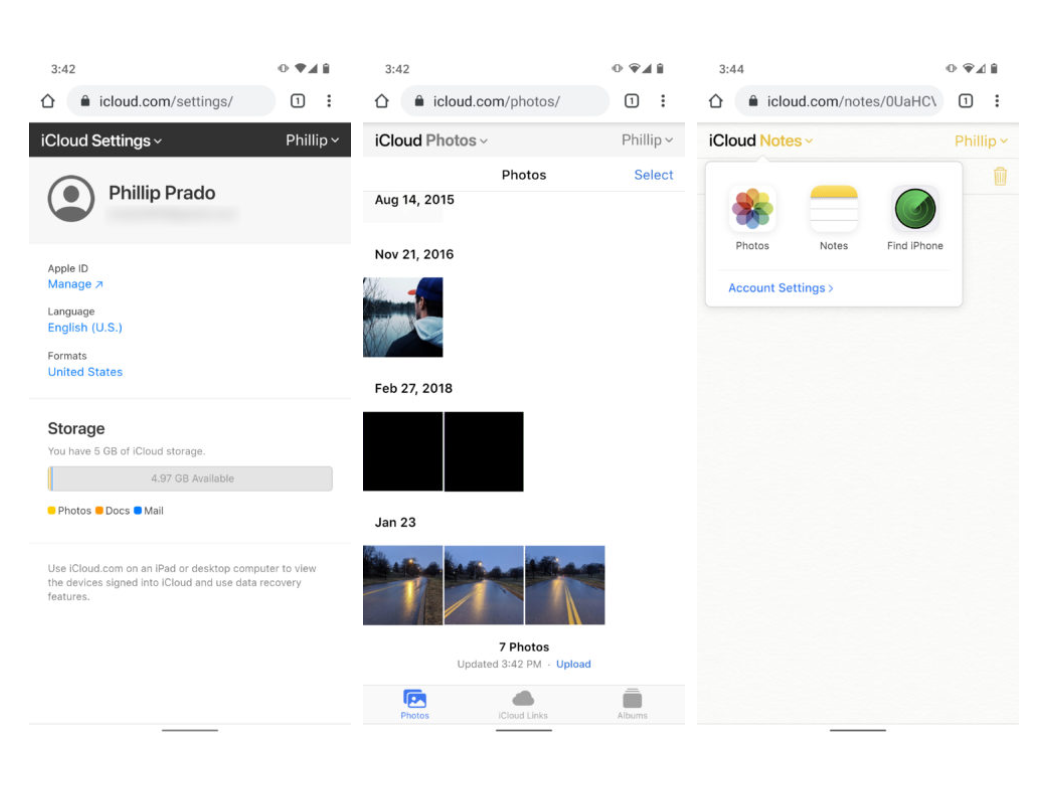 Hướng dẫn cách sử dụng Apple iCloud trên các thiết bị Android 2