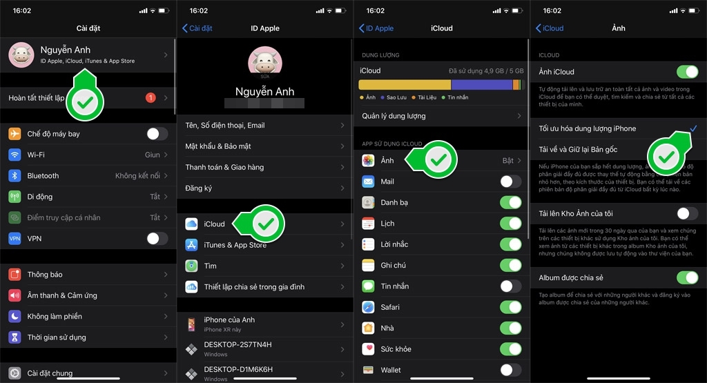 Bộ nhớ iPhone Bộ nhớ iPhone