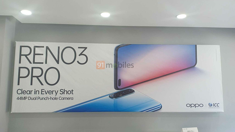 Reno 3 Pro sẽ có camera selfie kép 44MP