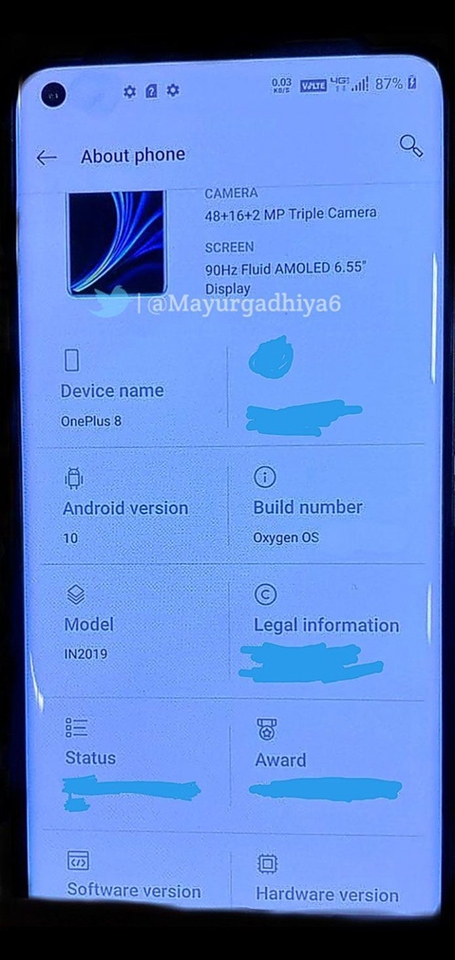 Ảnh thực tế OnePlus 8