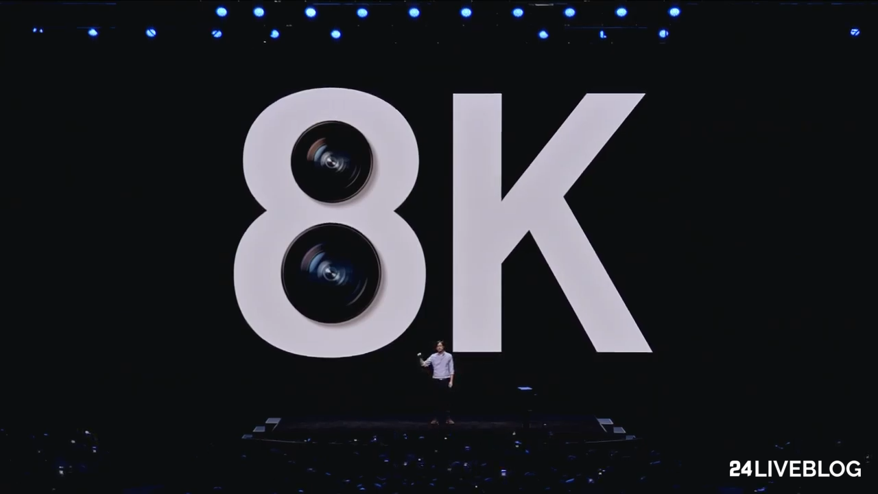 Galaxy S20 quay video 8k