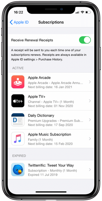 Apple thêm tùy chọn từ chối nhận email gia hạn đăng ký ứng dụng 2