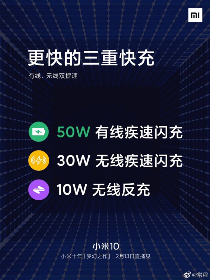 Xiaomi Mi 10 có pin 4,500 mAh (ảnh 2)
