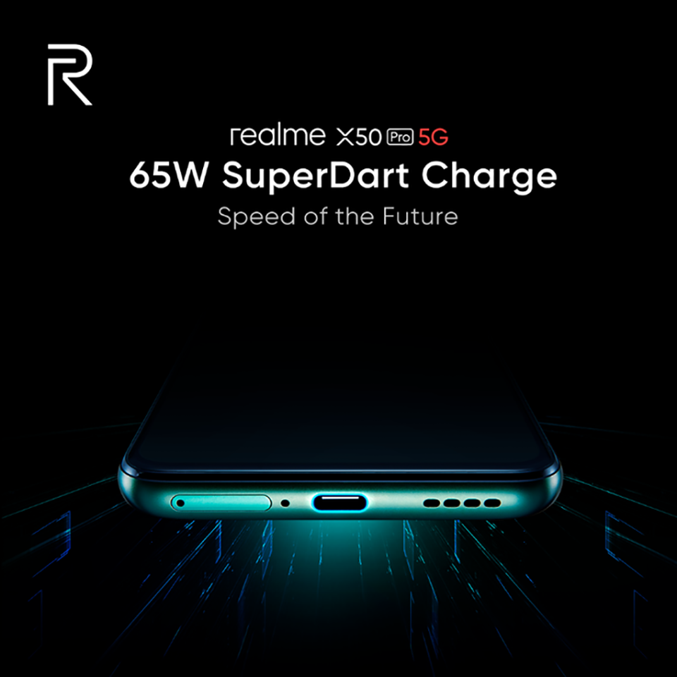 Realme X50 Pro 5G sẽ hỗ trợ công nghệ sạc nhanh 50W Realme X50 Pro 5G sẽ hỗ trợ công nghệ sạc nhanh 50W
