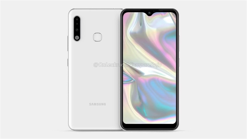 Samsung Galaxy A70e rò rỉ hình ảnh render bắt mắt