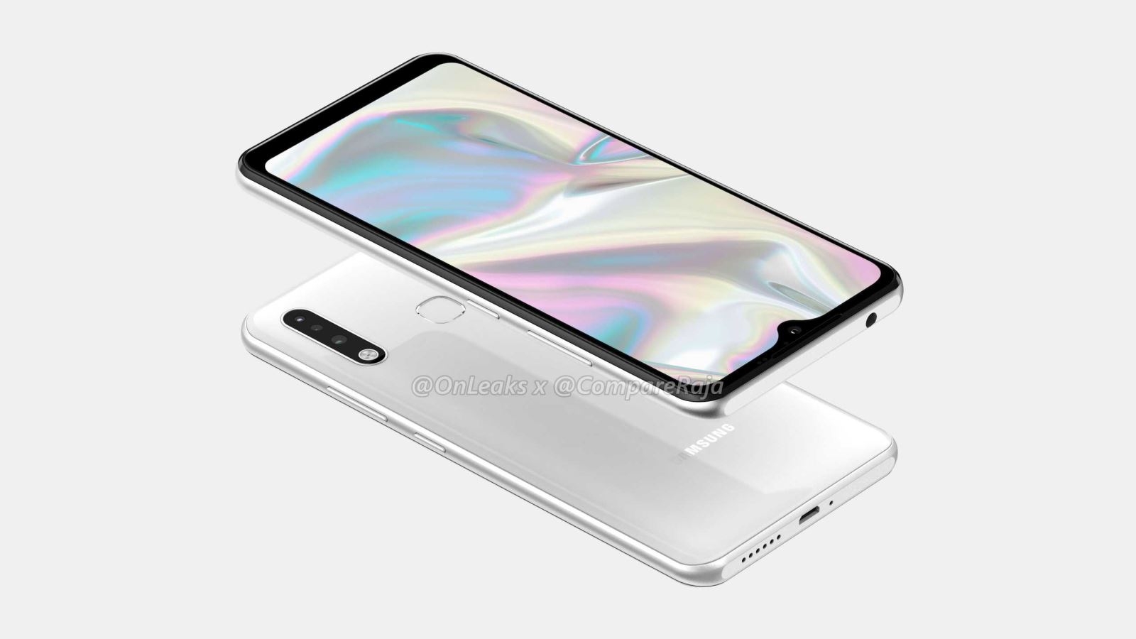 Samsung Galaxy A70e rò rỉ hình ảnh render bắt mắt 2