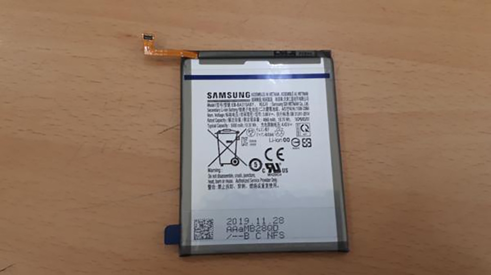 Galaxy A31 có pin 5,000 mAh Galaxy A31 có pin 5,000 mAh
