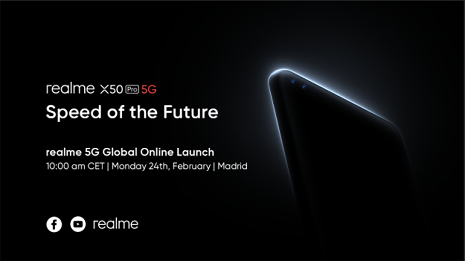 Realme X50 Pro 5G ra mắt ngày 24/2 (ảnh 1) Realme X50 Pro 5G ra mắt ngày 24/2 (ảnh 1)