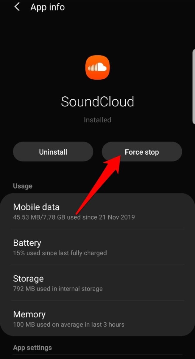 dừng ứng dụng chạy nền Android