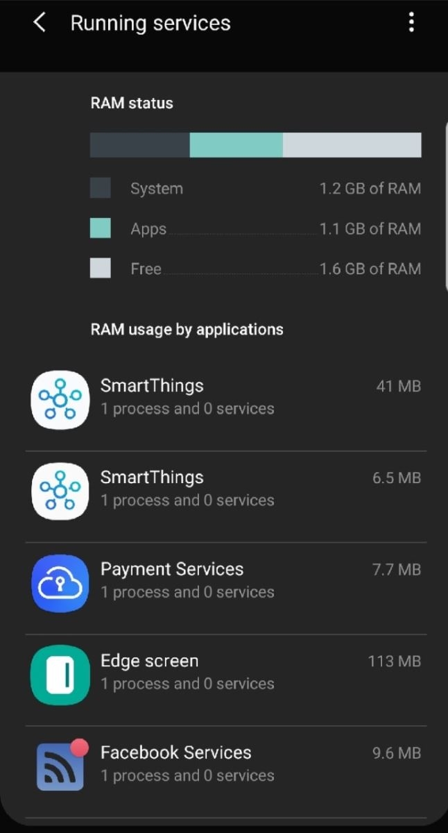dừng ứng dụng chạy nền Android