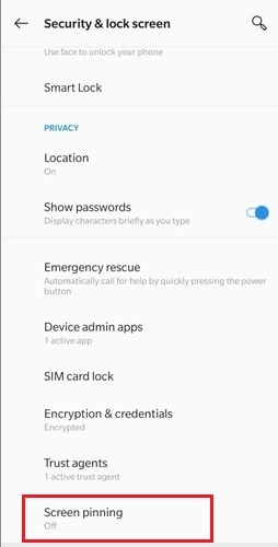 ghim ứng dụng trên android