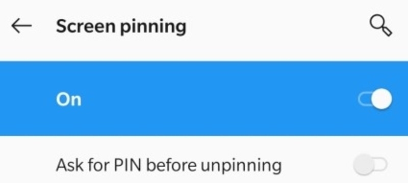 ghim ứng dụng trên android