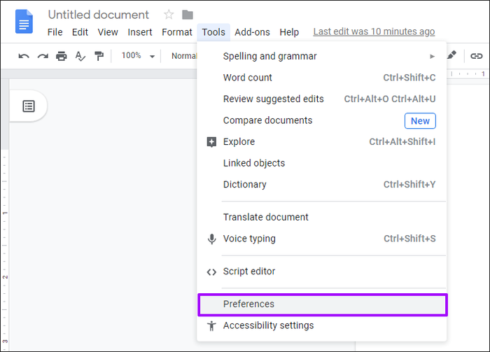 chèn kí tự đặc biệt trên google docs