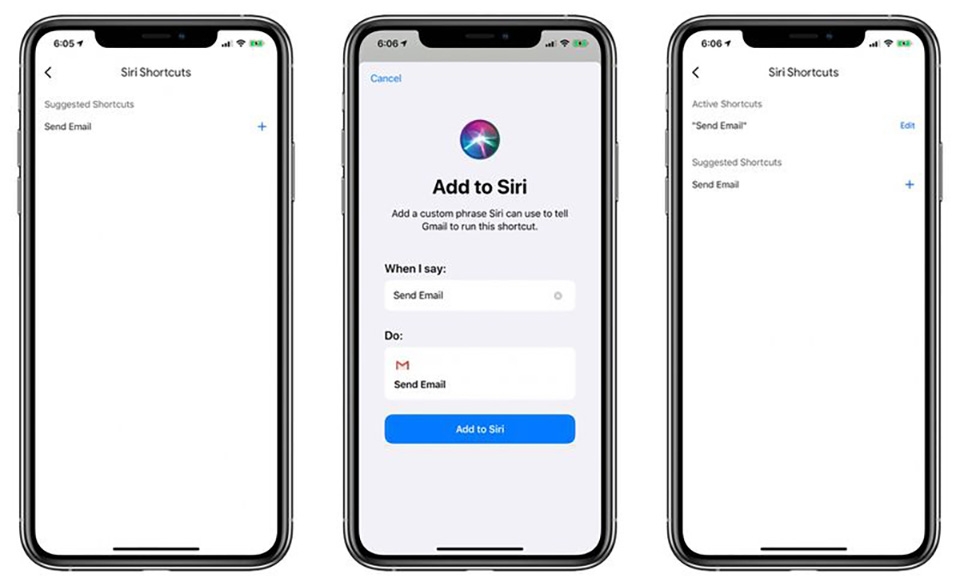 Ứng dụng Gmail cho iOS được cập nhật để hỗ trợ phím tắt Siri