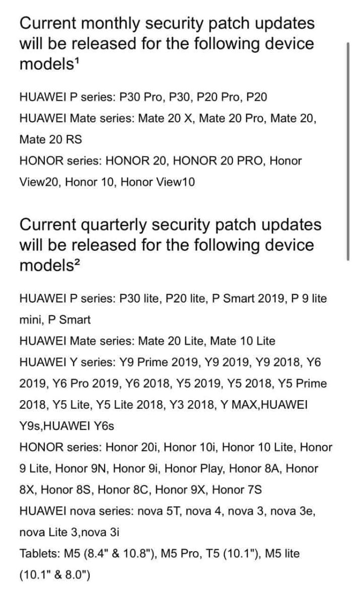 Huawei Mate 10 chính thức ngừng cập nhật bản vá bảo mật Android