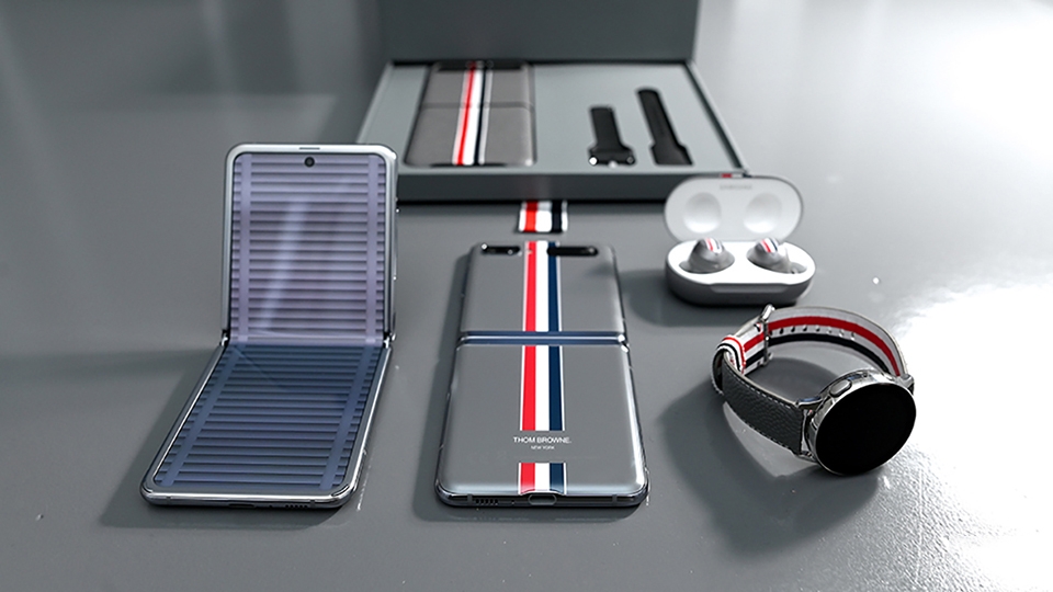 Ngắm vẻ đẹp của Samsung Galaxy Z Flip Thom Browne Edition qua video trên tay thực tế 1