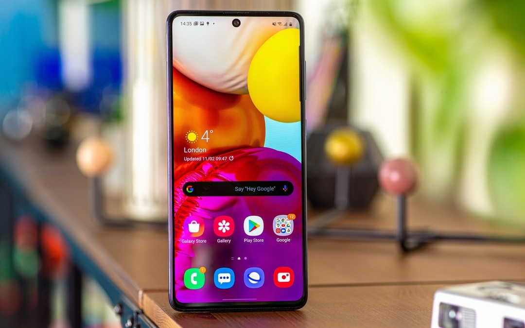 Chi tiết thiết kế Samsung Galaxy A71