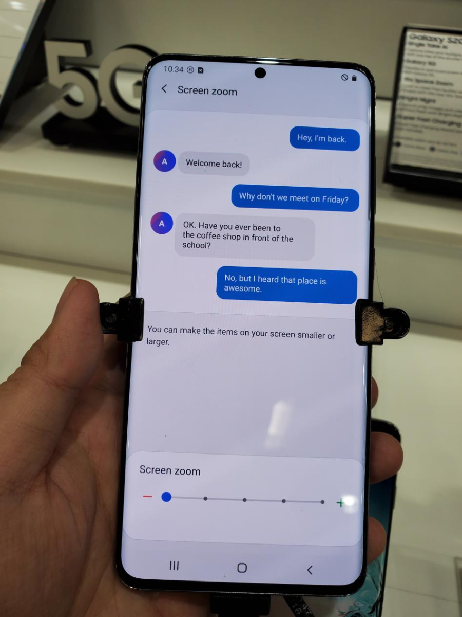 Samsung bổ sung tùy chọn Screen Zoom trong phiên bản One UI 2.1