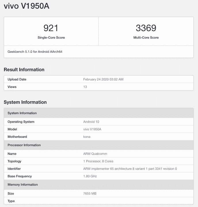 Vivo Nex 3 5G