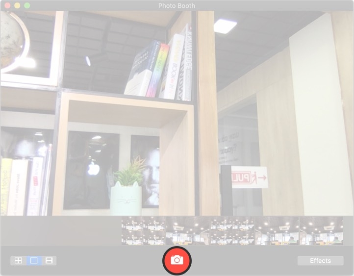 chụp ảnh bằng camera trên Mac
