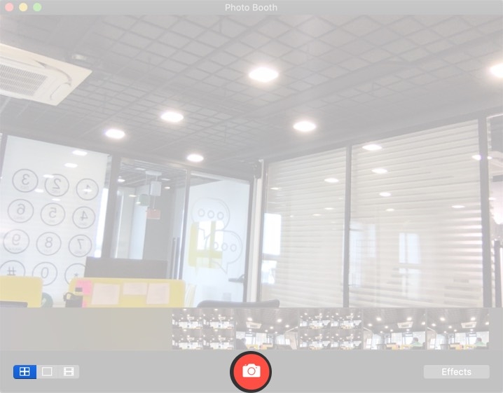 chụp ảnh bằng camera trên Mac