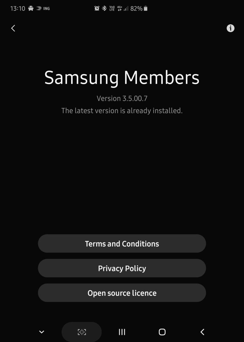 Samsung Members là ứng dụng tiếp theo hỗ trợ Dark Mode