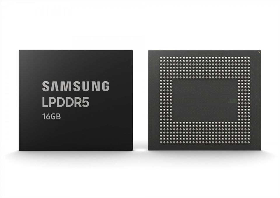 Samsung bắt đầu sản xuất hàng loạt RAM 16 GB LPDDR5 thế hệ tiếp theo
