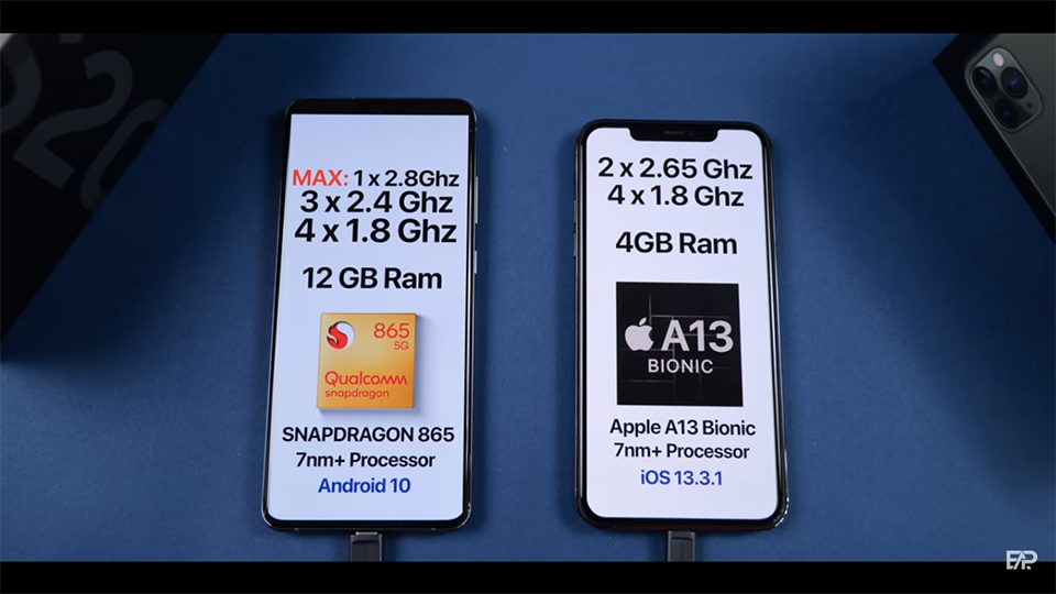 Đọ tốc độ Galaxy S20 Ultra với iPhone 11 Pro Max (ảnh 2) Đọ tốc độ Galaxy S20 Ultra với iPhone 11 Pro Max (ảnh 2)